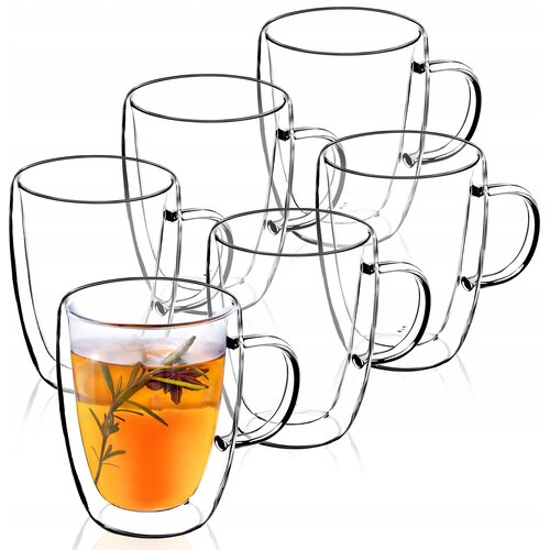 KADAX termo kozarci za kavo, čaj, latte, 350 ml skodelice z dvojno steno, 6 kosov, (5000351610) Cene