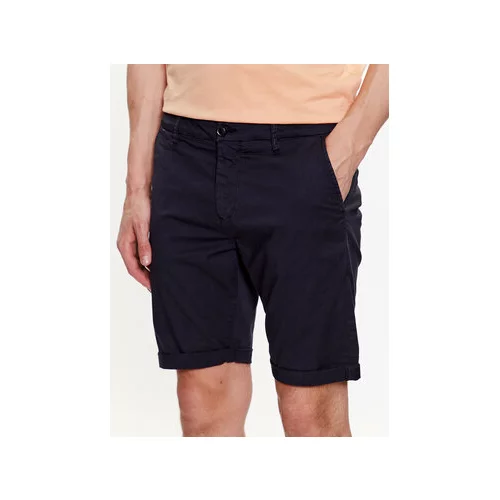 Guess Kratke hlače iz tkanine Myron M3GD18 WFBZ3 Mornarsko modra Slim Fit