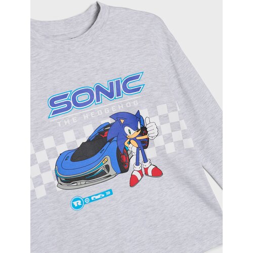 Sinsay Pamučne loose majice s dugim rukavima, paket od 2 kom Sonic the Hedgehog Slike