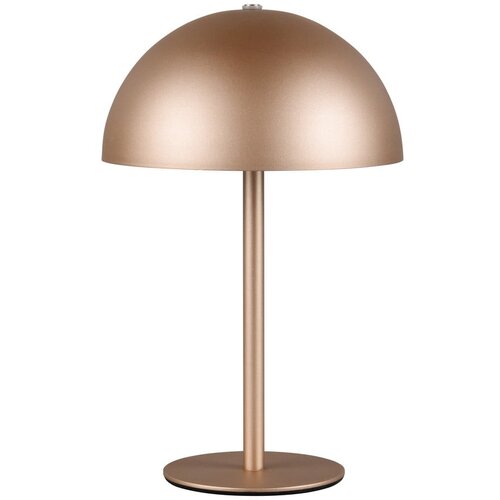  LED namizna svetilka v bronasti barvi s kovinskim senčilom (vi&amp;scaron;ina 21 cm) Munoz &amp;ndash; Slike
