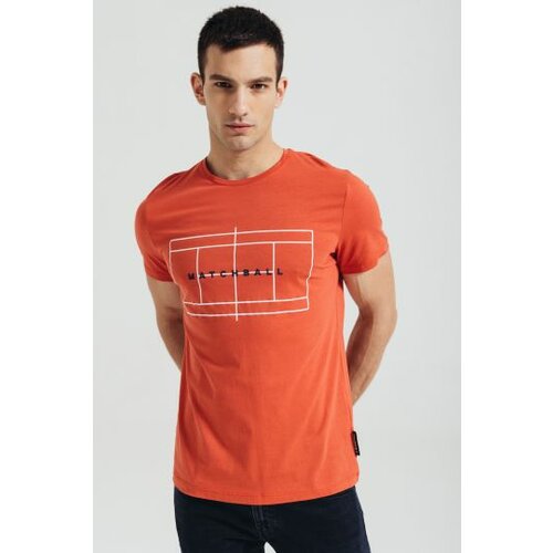 Legendww muška pamučna majica u narandžastoj boji 6008-9368-38 Cene