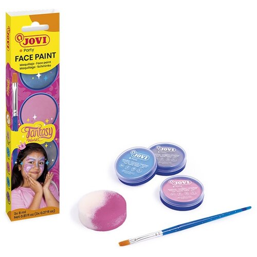  Set za barvanje obraza Fantasy z dodatki 3 x 8 ml RABLJENO Slike