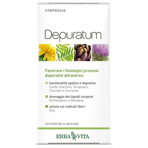 Erba-Vita Či&scaron;ćenje orgnizma Depuratum, 30 tableta Cene