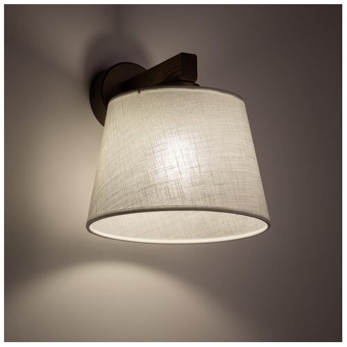  Brilagi - Zidna lampa LATTE 1xE27/15W/230V borovina/bela Cene