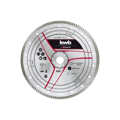 Einhell by KWB dijamantna rezna ploča 250x25.4mm Turbo 49797851 Slike