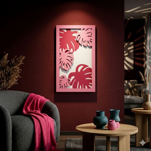 WALLXPERT Zohar - 40 x 68 Multicolor Decorative Framed MDF Painting Cene
