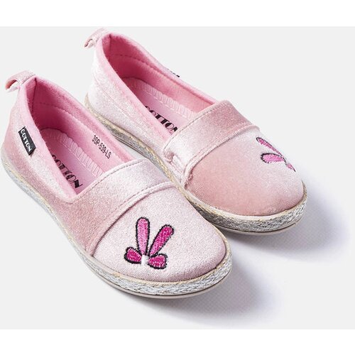 Gemre Pink velour ballet flats Patria Cijene