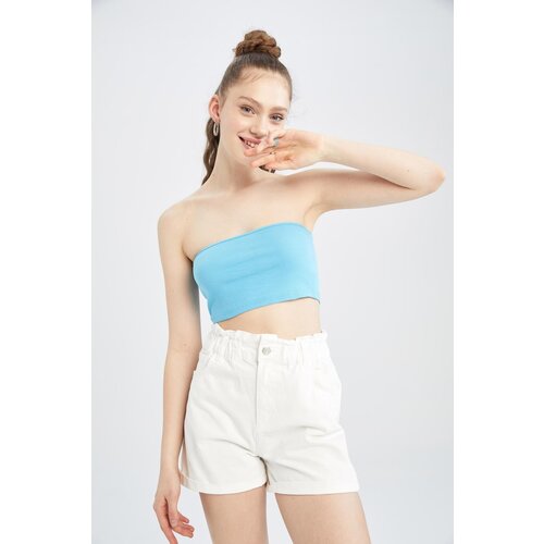 Defacto cool Fitted Strapless Camisole Blouse Slike