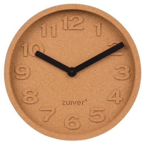 Zuiver stenska ura Cork, ø 31 cm Cene