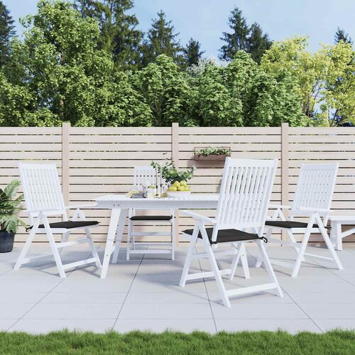  Jastuci za vrtne stolice 4 kom crni 50x50x4 cm tkanina Oxford Cijene