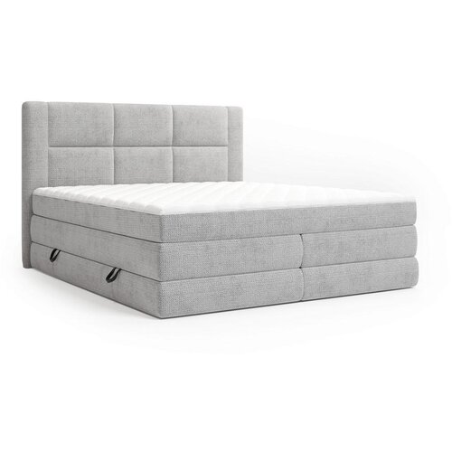 Esposa BOXSPRING POSTELJA 180 cm x 200 cm , tekstil siva Slike