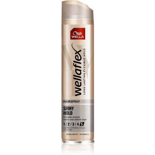 Wella Wellaflex Shiny Hold lak za kosu za ekstra jako učvršćivanje za sjaj 250 ml Cijene