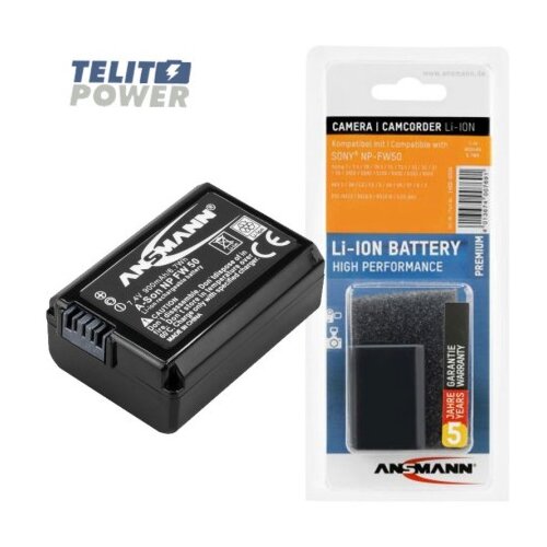 Ansmann ( 4724 ) baterija li-ion 7.4v 900mah za sony kamere np-fw 50 Slike