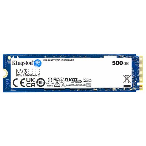 Kingston SSD SNV3S/500G 500GB NV3 NVMe PCIe 4.0... Slike