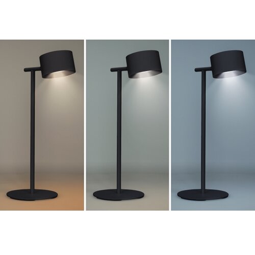 Solight WO68-B-LED prigu&amp;scaron;iva punjiva lampa 3 u 1 LED/4W/2000 mAh 3000/4000/6500K crna Slike