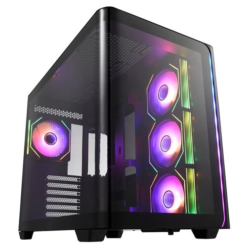 FSP M580-BA Midi Tower Črna Slike