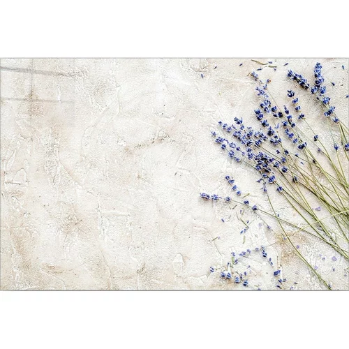 Wallity Steklena slika 70x50 cm Lavender – Wallity