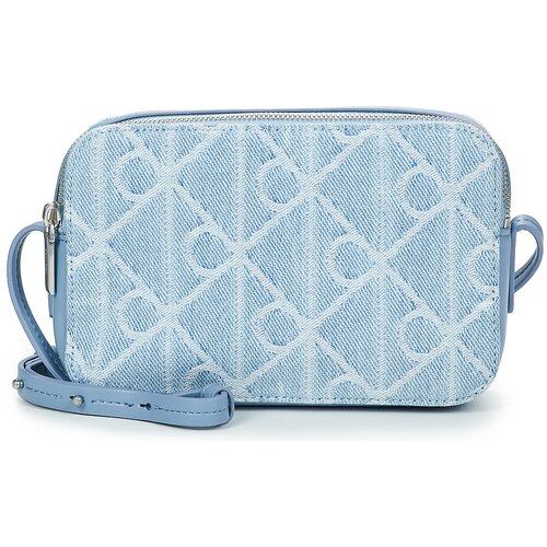 Calvin Klein EMBLEM AOP DENIM CAMERA BAG Plava Cene