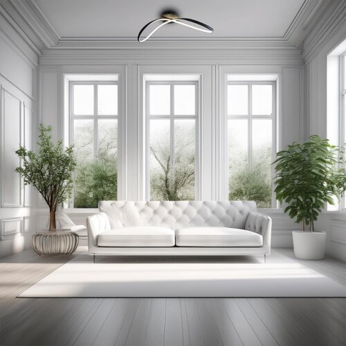  LED plafonsko svetlo INFINITY LED/21W/230V crno Slike