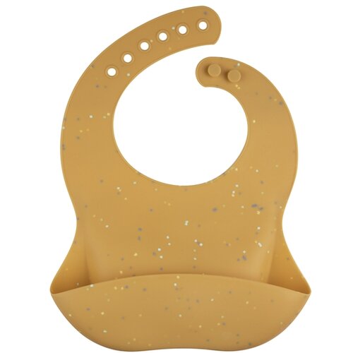 Canpol BABIES SILIKONSKA PORTIKLA SA DZEPOM DOTS 51/029 YELLOW Cene