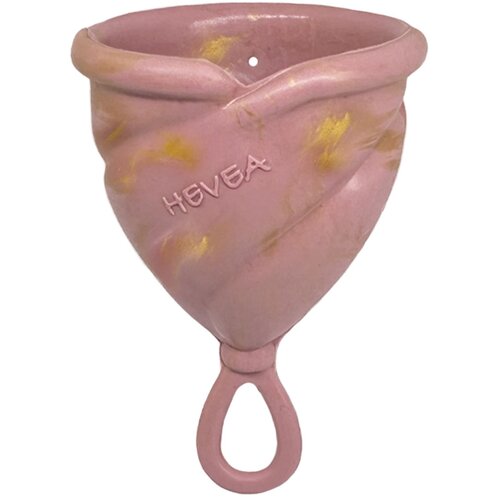 Hevea Menstrualna ča&amp;scaron;a od prirodne gume, Veličina 3, Roze Slike