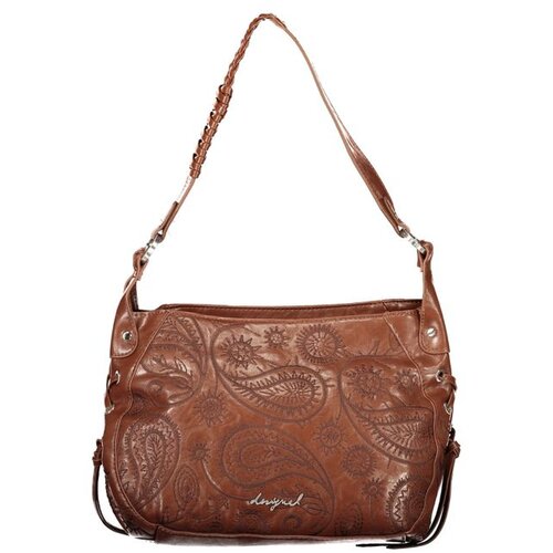 Desigual ženska torba za rame s vezom camel Slike