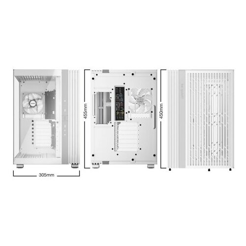 Be Quiet! light base 600 lx (bgw68) rgb midi-atx okno belo ohi&amp;scaron;je Slike