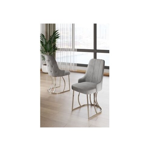 Hanah home set stolica, 4 dijela, siva Cene