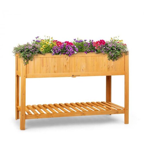 Blumfeldt Altiplano Cubic, visoka greda , 150 x 100 x 50 cm, bor, vrtna tekstilija, ErgoGrow Cene