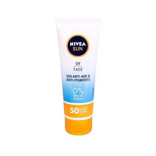 Nivea sun uv face Q10 anti-age SPF50 krema za za&amp;scaron;titu od sunca protiv bora 50 ml unisex Slike