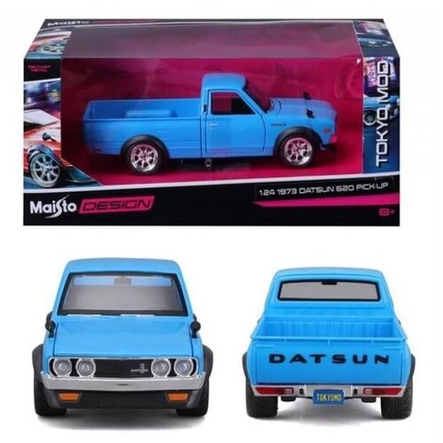 Maisto 1973 Datsun 53111- Metalni model autića 1:24 Design Tokyo Mod Slike