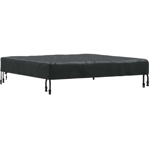  Pokrov za stol Jednobojno Crna 92 x 92 x 15 cm tkanina Slike