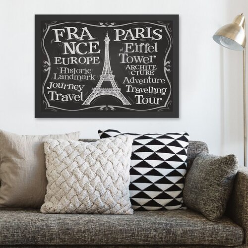 Wallity uramljena slika Paris 2, 35x45 cm Cene
