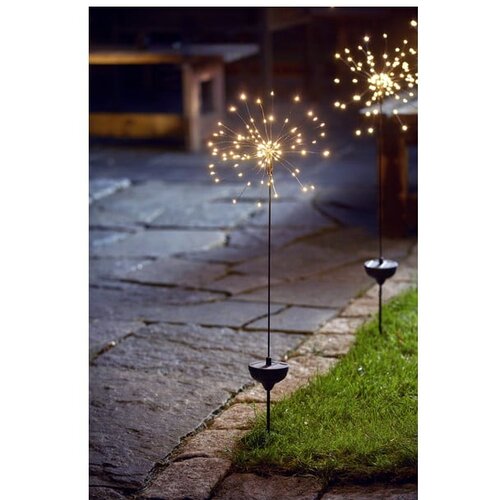 Star Trading vanjska solarna LED svjetiljka s bijelim diodama Firework, visina 100 cm Cijene