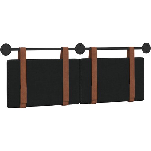  Držeće uzglavlje Zidne Crna 130 x 55 x 5 cm Antikni PU Slike