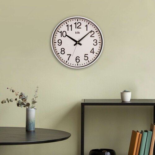 Wallity Zidni sat Simplex, 38x38 cm, Bijeli Cijene