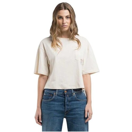 Replay crop fit ženska majica Cene