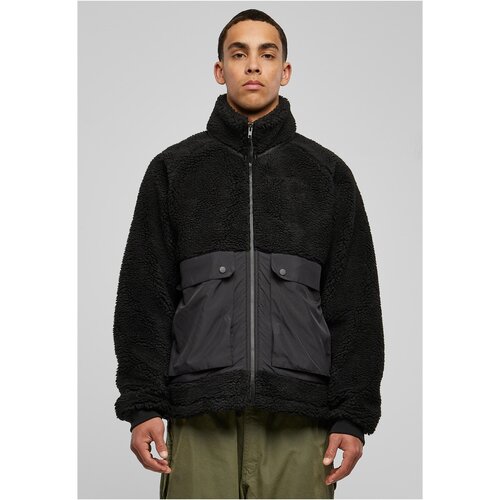 UC Men Short Raglan Sherpa Jacket black/black Cene
