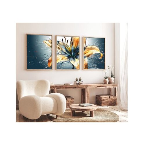 Wallity Dekorativna slika Huhu219, 35x50cm, 3 dijela Cene