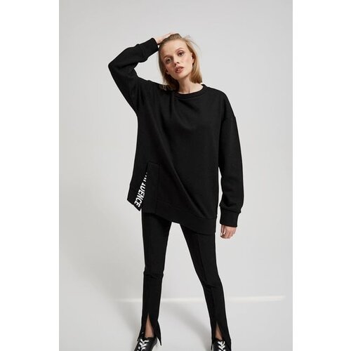 Moodo Oversize sweatshirt with slogan Slike