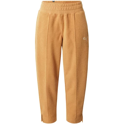 Puma Sportske hlače boja pijeska / svijetlosmeđa