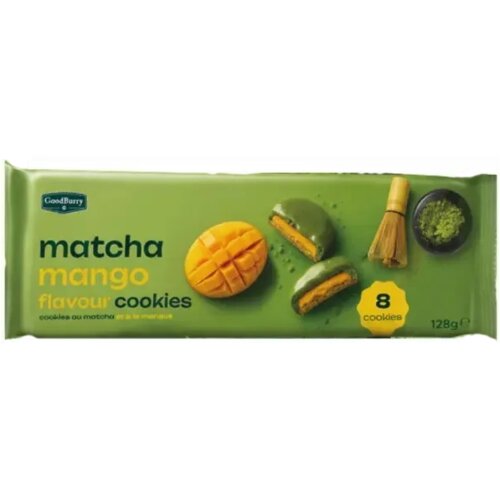  Keks GOODBURRY matcha mango 128g Slike