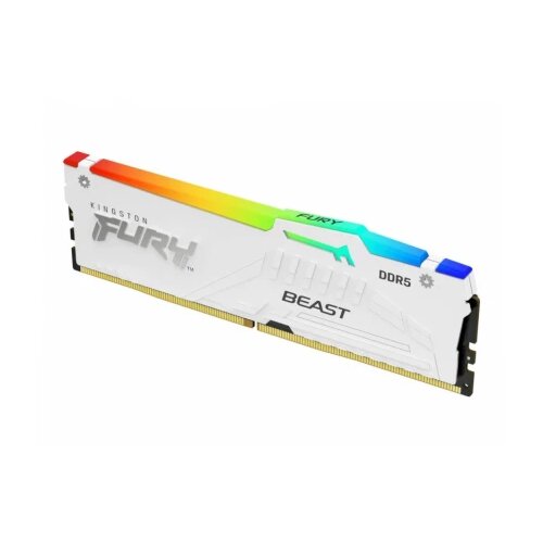 Kingston memorija 32GB/DIMM/DDR5/6000MHz/CL36/FURY beast white rgb expo Cene