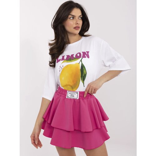 Italy Moda Skirt-MI-SD-G9123-1.25-dark pink Cijene