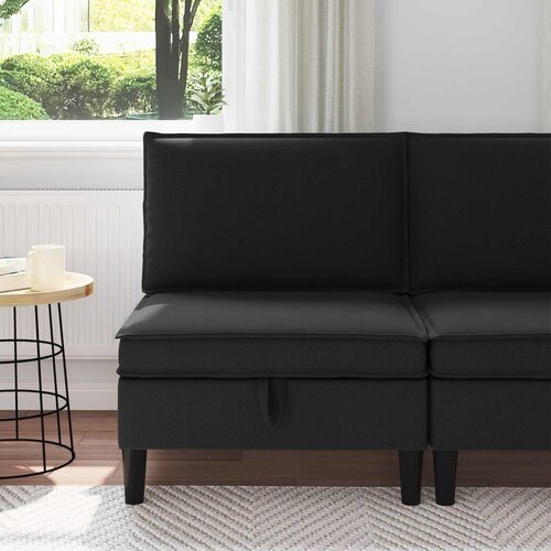  Srednji sofa s ladicom Crna Bar&scaron;un Cijene