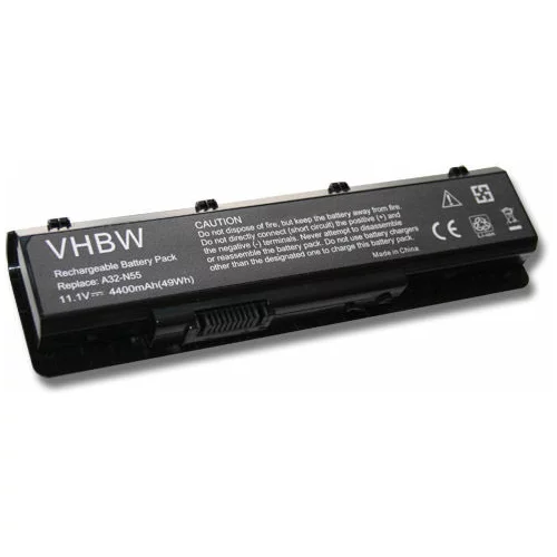 VHBW Baterija za Asus N45 / N55 / N75, 4400 mAh