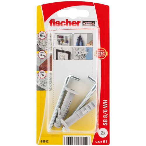Fischer OBEŠALO SB 8/6 WH K NV S KAVLJEM Cene