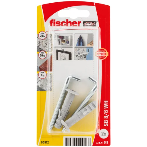 Fischer SB 8/6 WH K NV tipl 40 mm 090912 1 Set