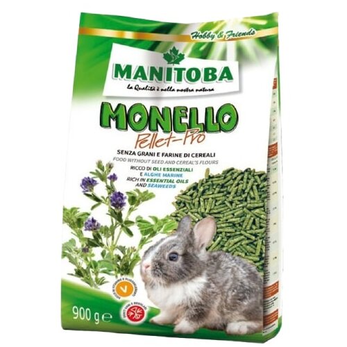 Manitoba monello Pellet Pro Hrana za zečeve bez žitarica 900g Slike
