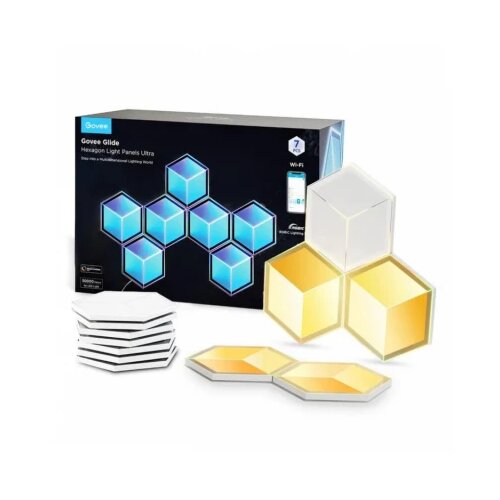 GOVEE GLIDE HEXAGON LIGHT PANELS ULTRA 7 kosov Slike